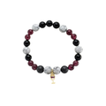 Pulsera uva tinta caliza - Granate