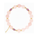 Pulsera  vino rosado - Cuarzo rosa