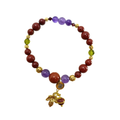 Pulsera uva tinta arcilla - Amatista