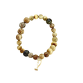Pulsera uva blanca arena - Ojo de Tiigre